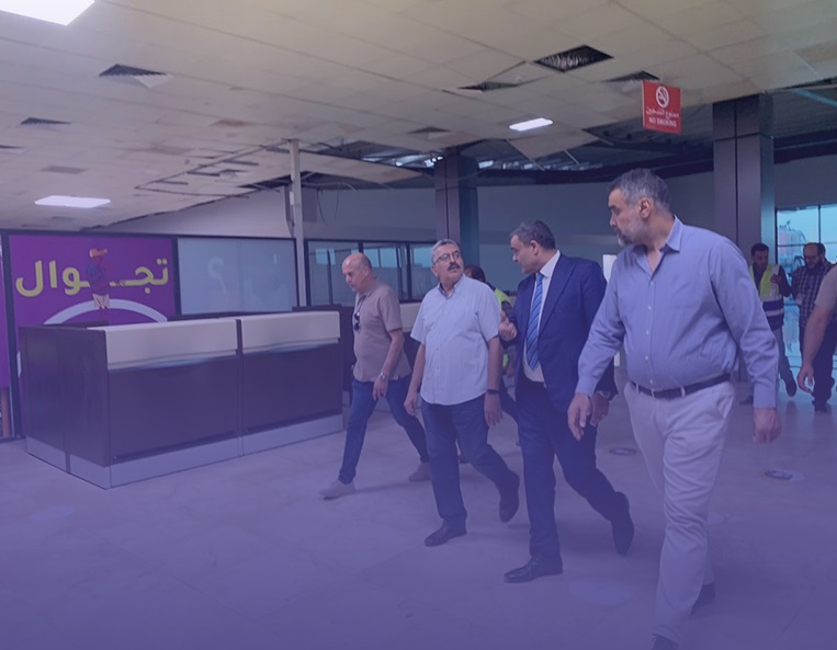 The Minister of Transportation of the Government of National Unity is on an inspection tour of Mitiga International Airport